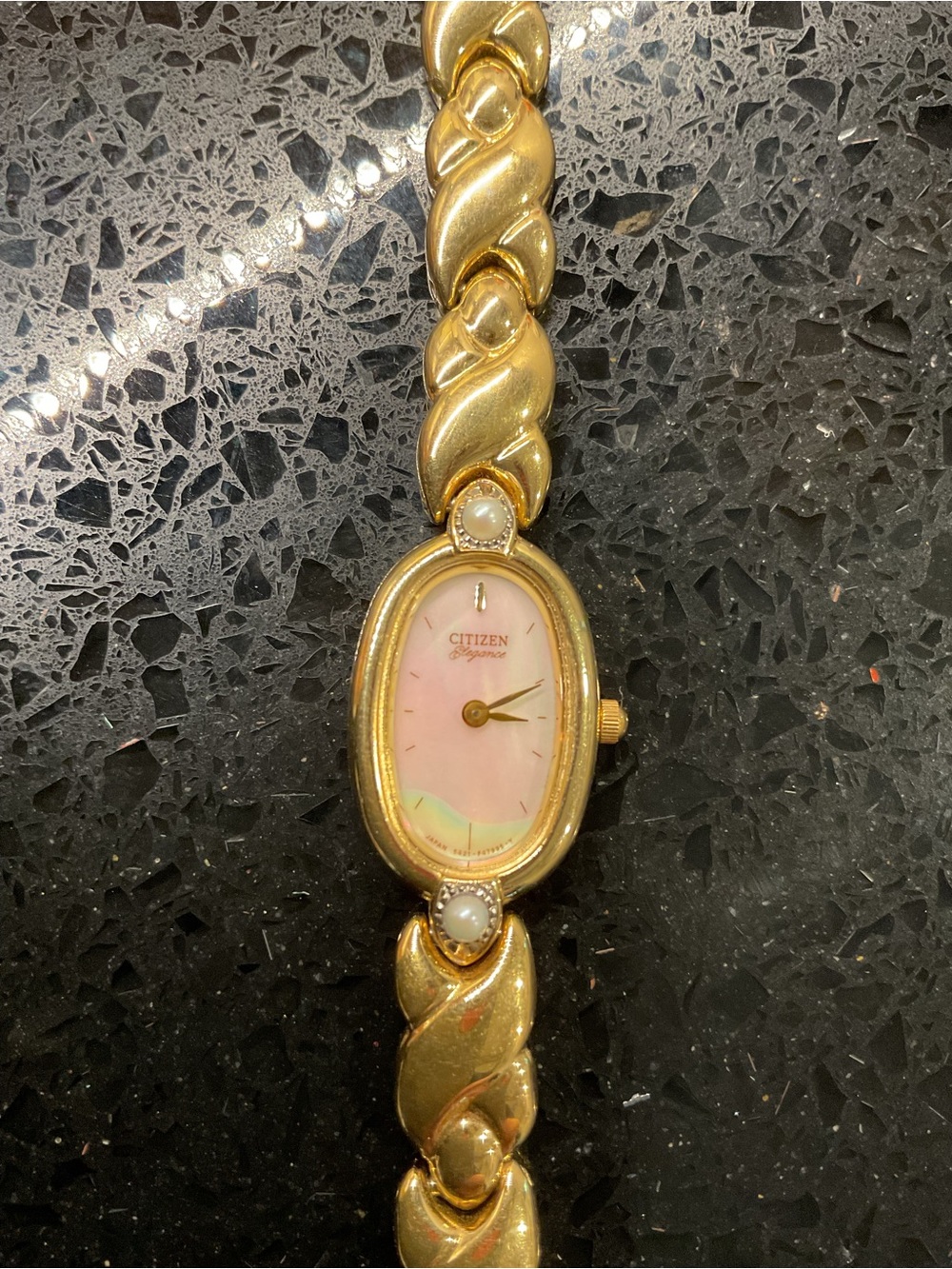 Ladies gold tone watch